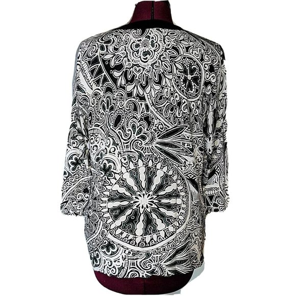 Alfani Womens Cardigan Sweater Size Large Multicolor Button Down - Picture 2 of 6